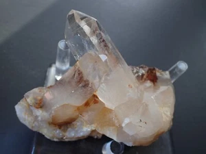 ¡Cristal de racimo transparente de cuarzo gemelo Arkansas! - Imagen 1 de 14