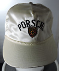 Nissin Porsche satin vintage hat snap adjustable 80's /90's