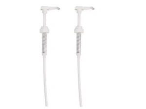 Syrup Bottle Pump, 33.8 Oz 1 Liter (White, Pack of 2) - Picture 1 of 1