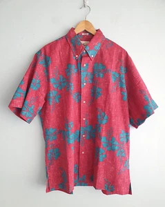 Reyn Spooner Hawaiian Shirt Mens size L Large Classic Fit Limited Issue Floral - Picture 1 of 19