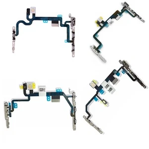 Power Flex Cable With Brackets Volume Button Mute Switch For iPhone 7 8 Plus - Picture 1 of 9