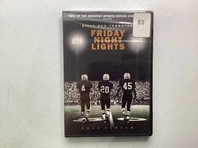 Friday Night Lights DVD Factory Sealed PG-13  Billy Bob Thornton Tim McGraw 2004 - Imagem 1 de 3