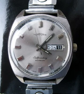 Herren-Armbanduhr, Automatik und Datumsanzeige, von Temporis, Swiss made - Bild 1 von 1