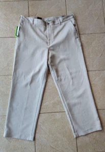 NWT IZOD Pants Mens 38 X 30Perform Cool-FX UPF 50 Sun Control Ivory - Picture 1 of 7