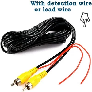 32ft Car RCA Extension Video Cable For Rear View Backup Camera & Detection Wire - Picture 1 of 5