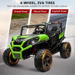 24V 4x200W Ride on Cars 2 Seater Electric Off-Road UTV Truck with Remote Control - Picture 1 of 69