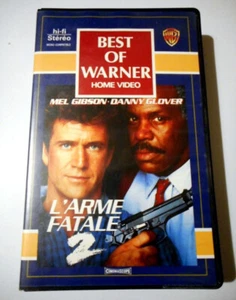 L'ARME FATALE 2 Mel Gibson film VHS cassette PAL SECAM video vintage / French - Foto 1 di 3