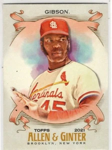 2021 Topps Allen & Ginter Baseball Bob Gibson No. 81 St. Louis Cardinals - Bild 1 von 2