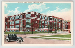 Postcard Hamilton High School in Hamilton, OH. - Picture 1 of 2