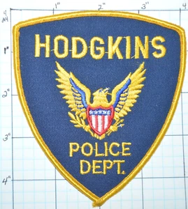 ILLINOIS, HODGKINS POLIZEIABTEILUNG AUFNÄHER - Bild 1 von 1