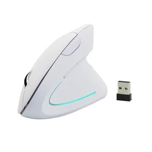 2.4G Wireless Mouse Vertical Mouse Ergonomic Optical 6 Buttons Mause for PC  - Picture 1 of 26