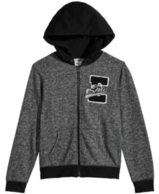 Epic Threads Boy Gray Zip-Up  Space dye Hoodie $55 TINI {&} - Image 1 of 4
