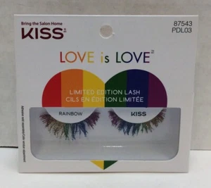Kiss Love Is Love Limited Edition Rainbow Lashes 87543/ PDL03 Free Shipping - Picture 1 of 2