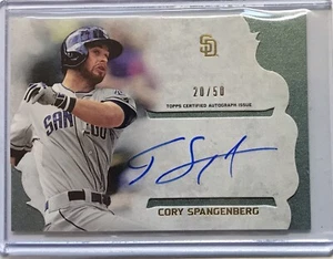 2015 TOPPS SUPREME CORY SPANGERBERG AUTO 20/50 PADRES ! - Picture 1 of 1