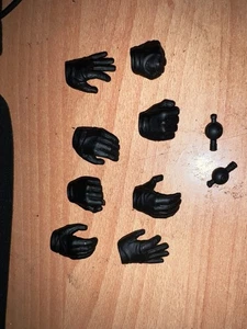 Hot Toys DX16 1/6 Star Wars Phantom Menace Darth Maul gloves hands pegs - Picture 1 of 2