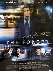 JOHN TRAVOLTA AUTOGRAPHED POSTER 40x27 THE FORGER MOVIE JSA COA - Picture 1 of 7