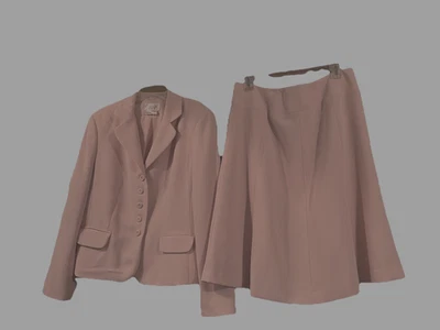 Size 14 Conrad C Collection Fully Lined Light Pink Skirt & Jacket Suit, NWOT. - Image 1 of 4
