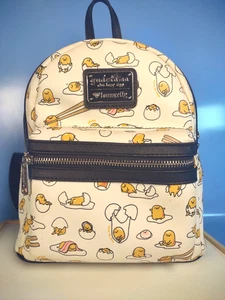 Loungefly Sanrio Gudetama the Lazy Egg Mini Rucksack *leichte Mängel* lesen - Bild 1 von 22