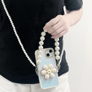 Gold/silver Buckle Crossbody Mobile Phone Chain Bag Chain - Picture 1 of 12