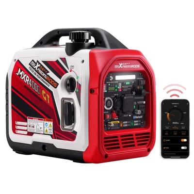 4000W Dual Fuel Inverter Generator Portable Quiet E-Start Bluetooth Start for RV - Image 1 of 4