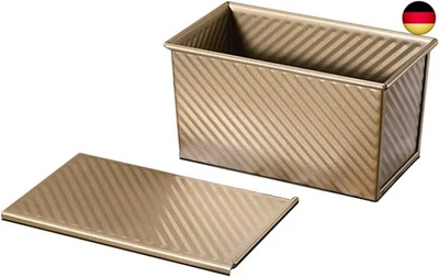 Gurlideo Toastbrot Backform Brotbackformen, Brotbackform mit Deckel, Antihaft - Bild 1 von 4