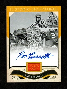 2012 Golden Age Historic Signature RON TURCOTTE Triple Crown Jockey Autograph - Picture 1 of 2