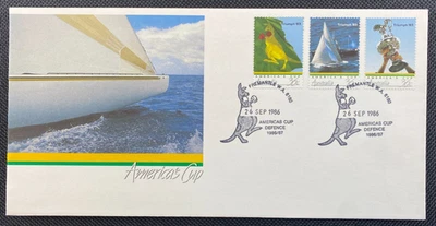 Copa América 1986 FDC Boxeo Canguro Copa América Defensa Matasellos ilustrados Foto 1 de 2