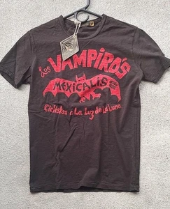Johnson Motors Los Vampiros Mexicalis Kurzarm X-SMALL Neu Mit Etikett - Bild 1 von 4