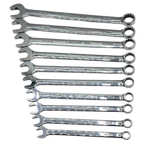 Snap On USA Metric Wrench Set of 10 SOEXM 10mm-19mm - Foto 1 di 19