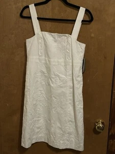 Neu mit Etikett Lilly Pulitzer weißes Kleid mit abnehmbaren Trägern Größe 4 - Bild 1 von 3