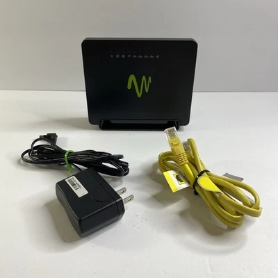 Sagemcom Windstream F@ST 1704N Wireless ADSL 2+ Router Power Cord + Ethernet - Image 1 of 4
