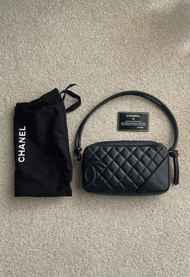 Chanel Cambon Shoulder Bag Black Small - Image 1 of 4
