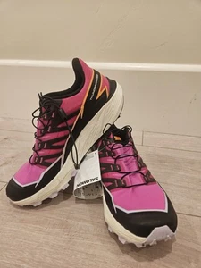 NUOVA SCARPA SALOMON TAGLIA 7 DONNA THUNDERCROSS TRAIL RUNNING/ESCURSIONISMO VIOLA VIETNAM - Foto 1 di 8