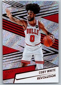 2024-25 Panini Revolution Red Swirl Coby White Chicago Bulls #95 - Picture 1 of 2