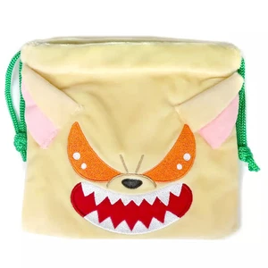 My Hero Academia MHAnimals Face Drawstring Bag Polyester 15x15cm - Picture 1 of 2