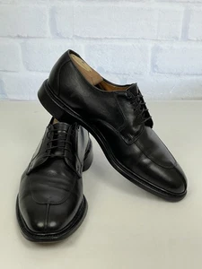 Allen Edmonds Fremont Herren Schwarz Leder Geteilte Zehe Oxford Elegant Schuhe Größe 8 D - Bild 1 von 12