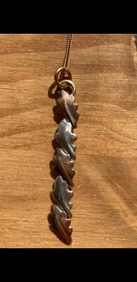 Clogau 9ct Rose Gold And Sterling Silver Necklace Handmade - image 1 of 4