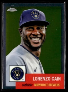 2022 Topps Chrome Platinum Anniversary #480 Lorenzo Cain - Picture 1 of 2