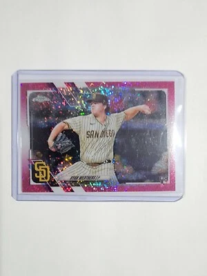 2021 Topps Chrome Ryan Weathers Pink Speckle Refractor Card #83/350 - Image 1 of 2