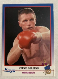 BOXING STEVE COLLINS 1991 Kayo Middleweight Trading Card #77 - Picture 1 of 3