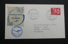 Lufthansa Flugpost  Stockholm - Hamburg  20. April 1959