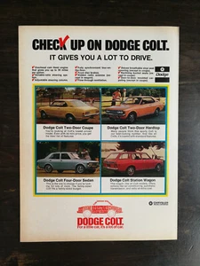Dodge Colt 1971 de colección anuncio original página completa - 823 - Imagen 1 de 1