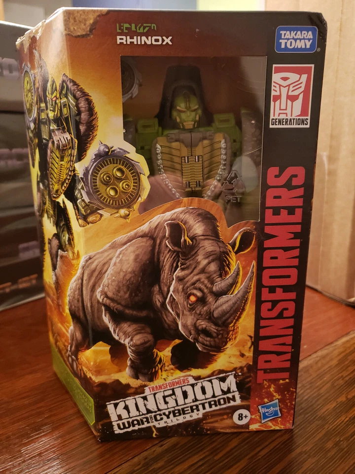 Transformers WFC Kingdom Beast Wars Voyager RHINOX MAXIMAL BW -Read Auction - Image 1 of 1