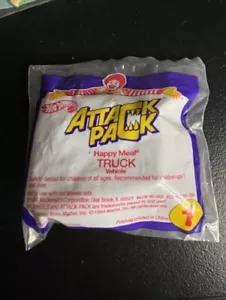 Vintage 1994 McDonald's Hot Wheels Happy Meal Attack Pack #1 LKW im versiegelten Beutel - Bild 1 von 3