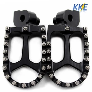 Black Foot Peg Footrest Fit Yamaha YZ65 YZ85 YZ125 YZ250F YZ450F WR250F WR450F - Picture 1 of 11