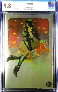 Zatanna #1 Sozomaika Foil Virgin Variant Cover - CGC 9.8 - Picture 1 of 2