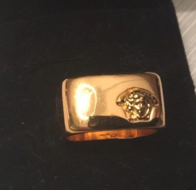 Designer Versace Ring vergoldet Gr.54 - Bild 1 von 4