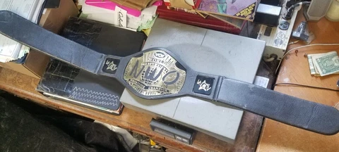 1990's WCW NWO World Heavyweight Wrestling Champion Foam Belt Kid Replica 42" Cover