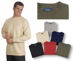 Basic Rundhals Sweatshirt Qualityshirts Gr. S - 6XL - Bild 1 von 7