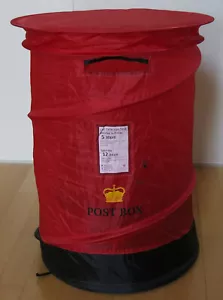 UK Post Box Pop-up Laundry Basket / Wäschekorb Postbriefkasten Großbritannien - Bild 1 von 4